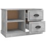 Mueble de TV madera contrachapada gris hormigón 73x35,5x47,5 cm en Muebles TV | Comprar online en Foru.es