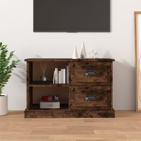 Mueble de TV madera contrachapada roble ahumado 73x35,5x47,5 cm en Muebles TV | Comprar online en Foru.es