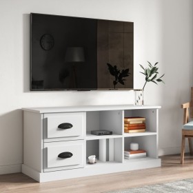 Mueble para TV madera contrachapada blanco 102x35,5x47,5 cm en Muebles TV | Comprar online en Foru.es