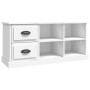 Mueble para TV madera contrachapada blanco 102x35,5x47,5 cm en Muebles TV | Comprar online en Foru.es