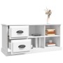 Mueble para TV madera contrachapada blanco 102x35,5x47,5 cm en Muebles TV | Comprar online en Foru.es