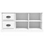 Mueble para TV madera contrachapada blanco 102x35,5x47,5 cm en Muebles TV | Comprar online en Foru.es