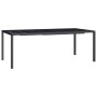 Mesa de jardín de acero gris antracita 200x100x72 cm de vidaXL, Mesas de jardín - Ref: Foro24-362747, Precio: 232,05 €, Descu...