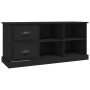 Mueble de TV madera contrachapada negro 102x35,5x47,5 cm en Muebles TV | Comprar online en Foru.es