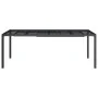 Mesa de jardín de acero gris antracita 200x100x72 cm de vidaXL, Mesas de jardín - Ref: Foro24-362747, Precio: 224,38 €, Descu...