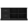 Mueble de TV madera contrachapada negro 102x35,5x47,5 cm en Muebles TV | Comprar online en Foru.es