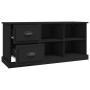 Mueble de TV madera contrachapada negro 102x35,5x47,5 cm en Muebles TV | Comprar online en Foru.es