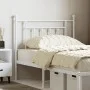 White metal headboard 90 cm by vidaXL, Headboards and footboards - Ref: Foro24-353614, Price: 28,10 €, Discount: %