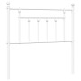 Cabecero de metal blanco 90 cm de vidaXL, Cabeceros y pies de cama - Ref: Foro24-353614, Precio: 28,58 €, Descuento: %