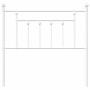 Cabecero de metal blanco 90 cm de vidaXL, Cabeceros y pies de cama - Ref: Foro24-353614, Precio: 28,58 €, Descuento: %