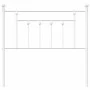 White metal headboard 90 cm by vidaXL, Headboards and footboards - Ref: Foro24-353614, Price: 28,10 €, Discount: %