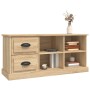 Mueble de TV madera contrachapada roble Sonoma 102x35,5x47,5 cm en Muebles TV | Comprar online en Foru.es