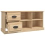 Mueble de TV madera contrachapada roble Sonoma 102x35,5x47,5 cm en Muebles TV | Comprar online en Foru.es