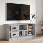 Mueble de TV madera contrachapada gris hormigón 102x35,5x47,5cm en Muebles TV | Comprar online en Foru.es