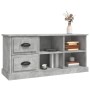 Mueble de TV madera contrachapada gris hormigón 102x35,5x47,5cm en Muebles TV | Comprar online en Foru.es