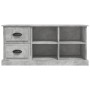 Mueble de TV madera contrachapada gris hormigón 102x35,5x47,5cm en Muebles TV | Comprar online en Foru.es