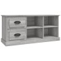 Mueble de TV madera contrachapada gris Sonoma 102x35,5x47,5 cm en Muebles TV | Comprar online en Foru.es