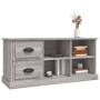 Mueble de TV madera contrachapada gris Sonoma 102x35,5x47,5 cm en Muebles TV | Comprar online en Foru.es