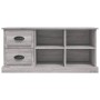 Mueble de TV madera contrachapada gris Sonoma 102x35,5x47,5 cm en Muebles TV | Comprar online en Foru.es
