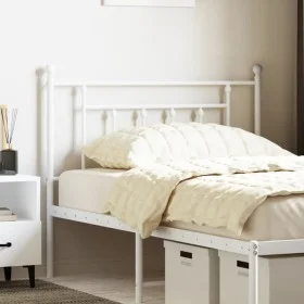 Kopfteil aus weißem Metall, 107 cm von vidaXL, Kopf- und Fußteile - Ref: Foro24-353616, Preis: 32,33 €, Rabatt: %