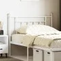 Kopfteil aus weißem Metall, 107 cm von vidaXL, Kopf- und Fußteile - Ref: Foro24-353616, Preis: 32,33 €, Rabatt: %