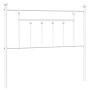 Cabecero de metal blanco 107 cm de vidaXL, Cabeceros y pies de cama - Ref: Foro24-353616, Precio: 33,00 €, Descuento: %