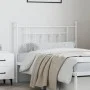 Kopfteil aus weißem Metall, 107 cm von vidaXL, Kopf- und Fußteile - Ref: Foro24-353616, Preis: 32,33 €, Rabatt: %