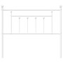 Cabecero de metal blanco 107 cm de vidaXL, Cabeceros y pies de cama - Ref: Foro24-353616, Precio: 33,00 €, Descuento: %