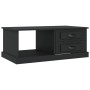 Mesa de centro madera contrachapada negro 90x50x35 cm en Mesas de centro | Comprar online en Foru.es