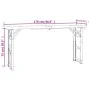 Mesa plegable de bar madera maciza abeto 170x50x75/105 cm de vidaXL, Mesas de jardín - Ref: Foro24-363114, Precio: 144,03 €, ...