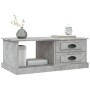 Mesa de centro madera contrachapada gris hormigón 90x50x35 cm en Mesas de centro | Comprar online en Foru.es