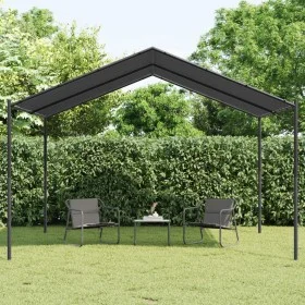 Steel tent and anthracite gray fabric 4x4 m by vidaXL, Tents and gazebos - Ref: Foro24-362453, Price: 248,09 €, Discount: %