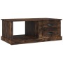 Mesa de centro madera contrachapada roble ahumado 90x50x35 cm en Mesas de centro | Comprar online en Foru.es