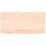 Estante de pared madera maciza de roble sin tratar 40x20x6 cm de vidaXL, Estantes y estanterías - Ref: Foro24-363505, Precio:...