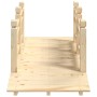 Puente de jardín con barandillas madera de abeto 150x67x56cm de vidaXL, Puentes de jardín - Ref: Foro24-363359, Precio: 158,8...