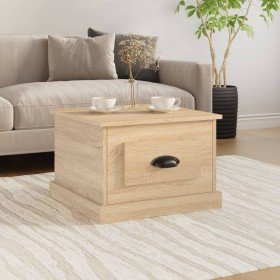 Mesa de centro madera contrachapada roble Sonoma 50x50x35 cm en Mesas de centro | Comprar online en Foru.es