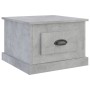 Mesa de centro madera contrachapada gris hormigón 50x50x35 cm en Mesas de centro | Comprar online en Foru.es