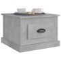 Mesa de centro madera contrachapada gris hormigón 50x50x35 cm en Mesas de centro | Comprar online en Foru.es