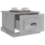 Mesa de centro madera contrachapada gris hormigón 50x50x35 cm en Mesas de centro | Comprar online en Foru.es
