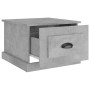 Mesa de centro madera contrachapada gris hormigón 50x50x35 cm en Mesas de centro | Comprar online en Foru.es