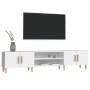 Mueble de TV blanco 180x31,5x40 cm madera de ingeniería en Muebles TV | Comprar online en Foru.es