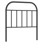 Cabecero de metal negro 90 cm de vidaXL, Cabeceros y pies de cama - Ref: Foro24-353663, Precio: 31,24 €, Descuento: %