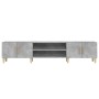 Mueble de TV madera contrachapada gris hormigón 180x31,5x40 cm en Muebles TV | Comprar online en Foru.es