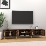 Mueble para TV madera contrachapada roble ahumado 180x31,5x40cm en Muebles TV | Comprar online en Foru.es