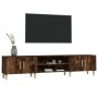 Mueble para TV madera contrachapada roble ahumado 180x31,5x40cm en Muebles TV | Comprar online en Foru.es