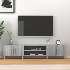 Mueble para TV madera contrachapada gris Sonoma 180x31,5x40 cm en Muebles TV | Comprar online en Foru.es