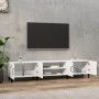 Mueble de TV blanco 180x31,5x40 cm madera de ingeniería en Muebles TV | Comprar online en Foru.es