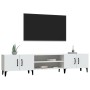 Mueble de TV blanco 180x31,5x40 cm madera de ingeniería en Muebles TV | Comprar online en Foru.es