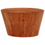 Mesa de centro de madera maciza de mango rugosa Ø 52x30 cm de vidaXL, Mesas de centro - Ref: Foro24-353728, Precio: 128,84 €,...