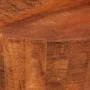 Mesa de centro de madera maciza de mango rugosa Ø 52x30 cm de vidaXL, Mesas de centro - Ref: Foro24-353728, Precio: 127,07 €,...